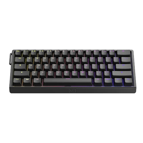 Wooting 60HE+ v2 magnētiskā tastatūra (melna)