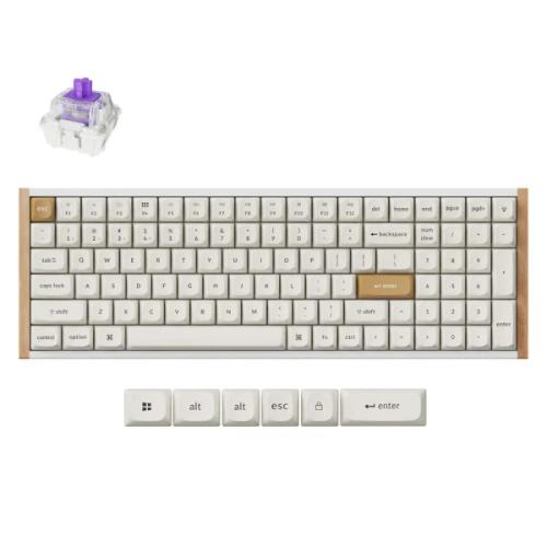 Keychron K4 Hall Effect klaviatuur (valge)