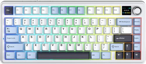 AULA F75 MAX klaviatuur (Glacier Blue)