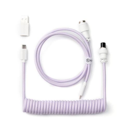 Keychron spirālais klaviatūras vads (violetā) KC-C-PUR