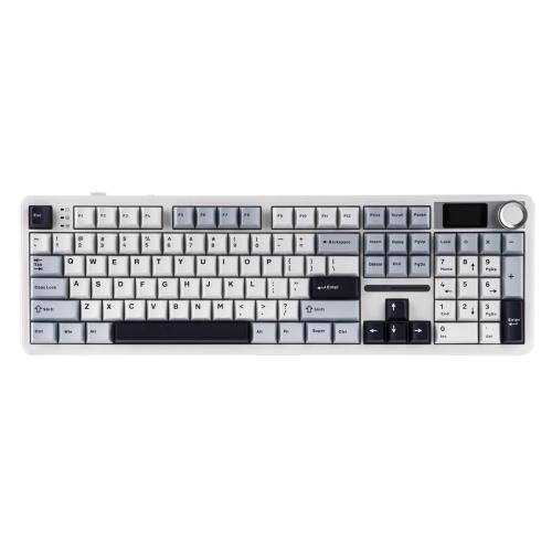 AULA F108 PRO Klaviatuur (Valge/Sinine) — foto