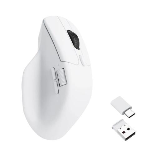Keychron M6 bezvadu spēļu pele (balta) — attēls
