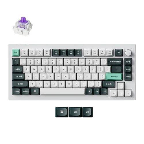 Keychron Q1H klaviatuur – Shell White (Hall Effect)