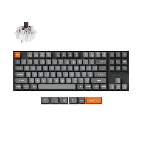 Keychron K8 Max klaviatuur, must — foto