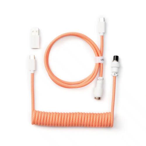 Keychron Coiled klaviatūras vads (oranžs)