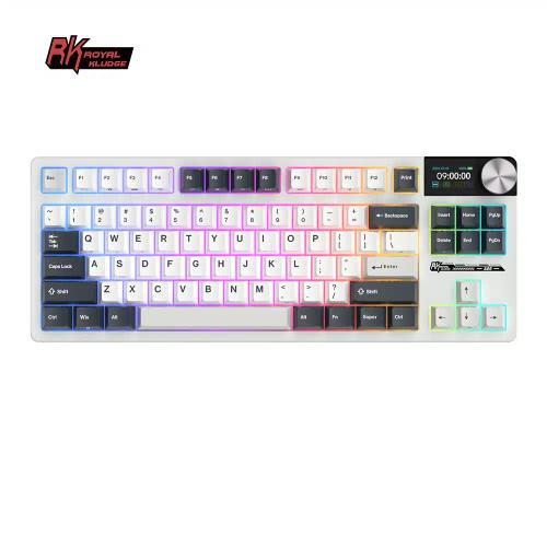 Royal Kludge S85 White Night klaviatūra