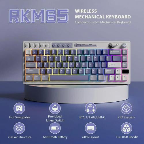 Royal Kludge M65 (Ocean Blue) — foto
