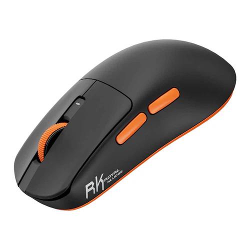 Royal Kludge M30 bezvadu spēļu pele (melna / oranža) — attēls