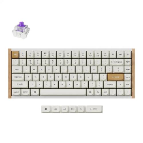 Keychron K2 Magnetiline Hall Effect (Valge) K2H-WHT