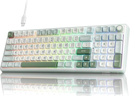 Royal Kludge R98 Pro mechaninė klaviatūra (Sky Cyan)