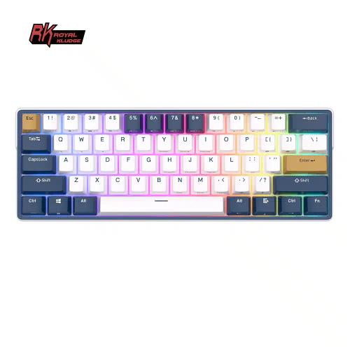 Royal Kludge RK61 Plus (Zila/Balta)